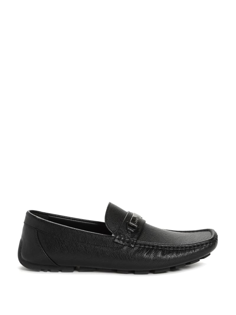 Anchor Faux-Leather Loafers | GUESS Factory