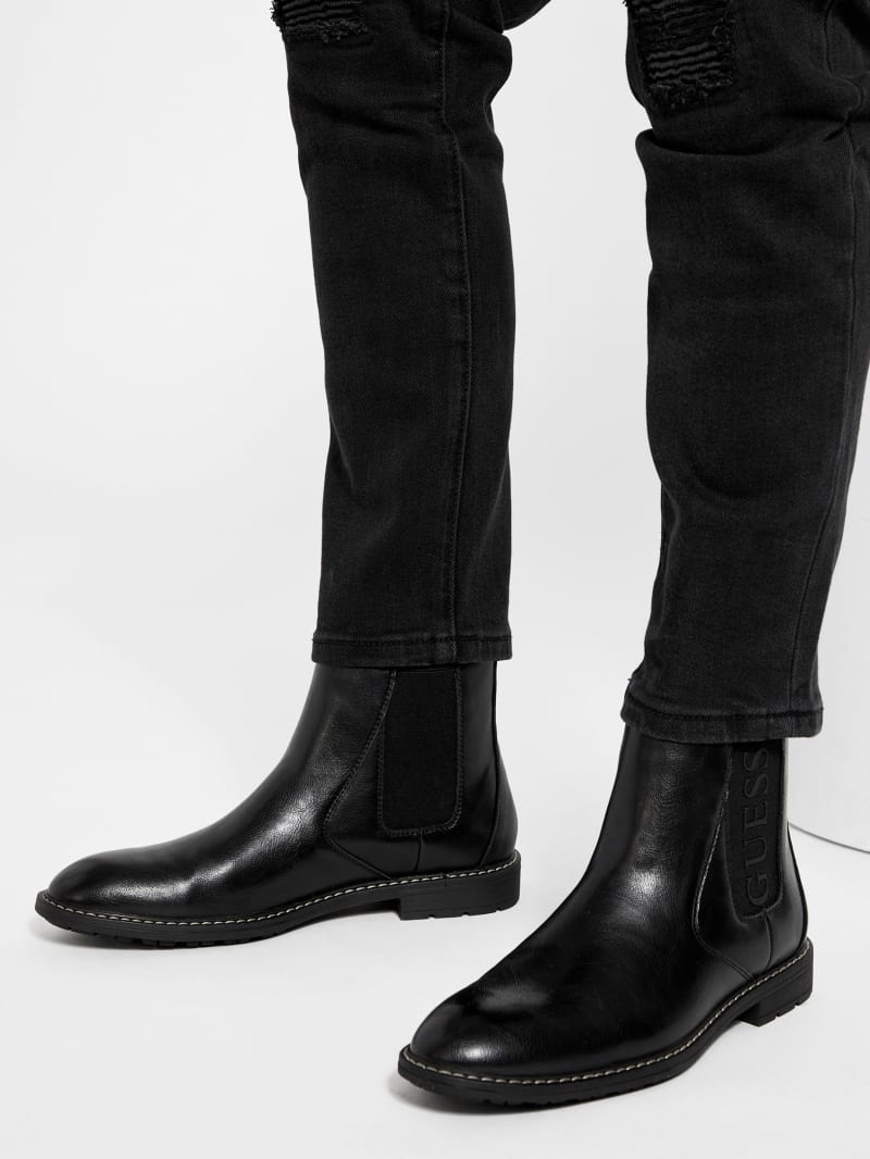 Guess mens chelsea deals boots
