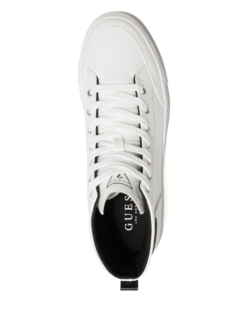 Luca Clean High-Top Sneakers | GUESS Factory Ca