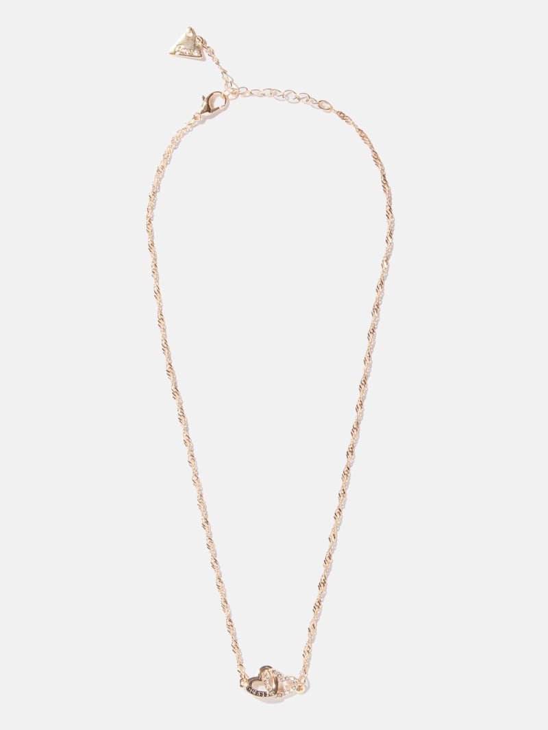 Interlocking heart pendant charm store