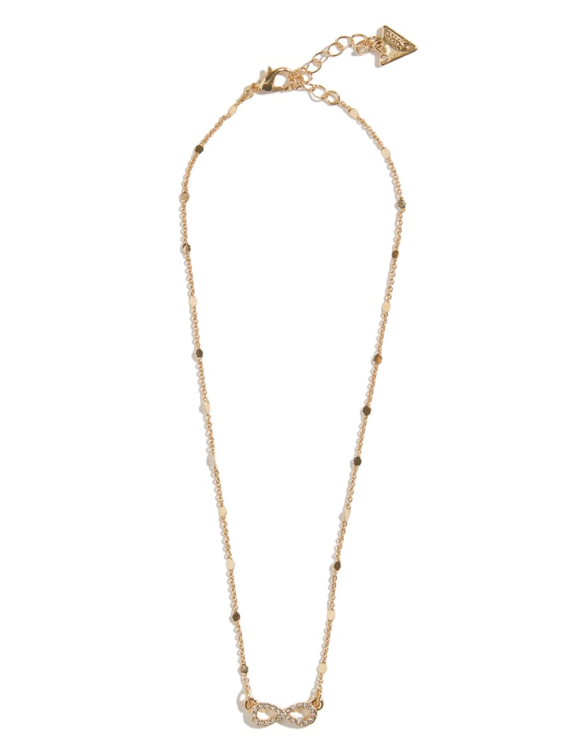 Infinity Bobble Chain Necklace | GUESS Factory