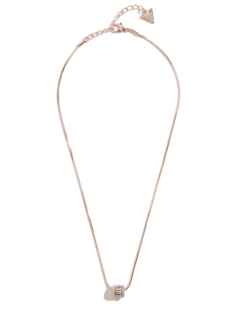 Sparkle Barrel Necklace | GUESS Factory