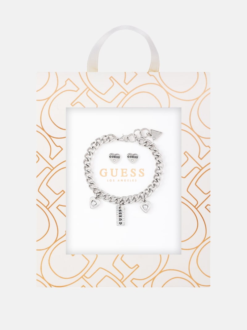 Guess necklace and cheap earring set