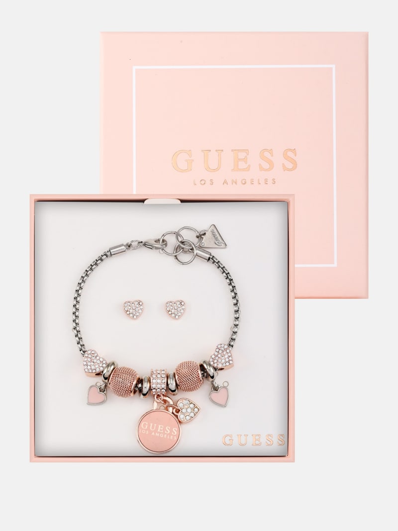 Guess charm bracelet rose 2025 gold