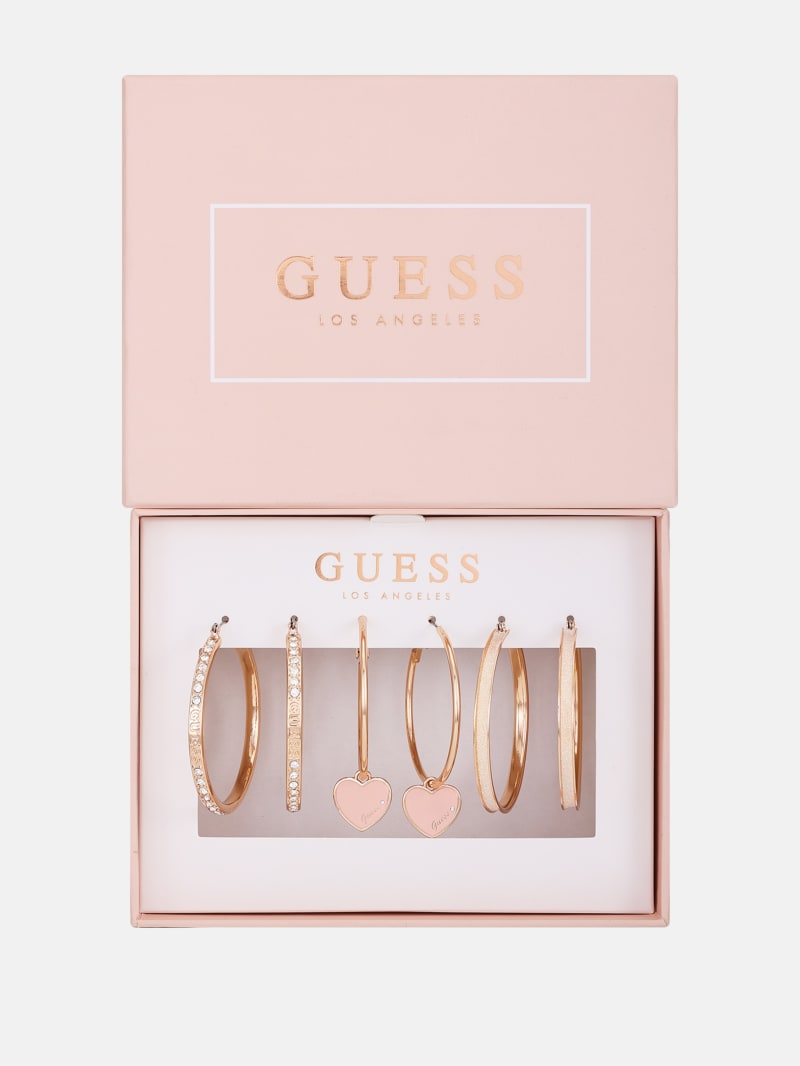 Guess rose gold hotsell earrings