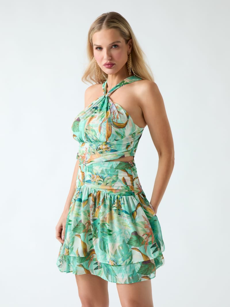 Floral short dress