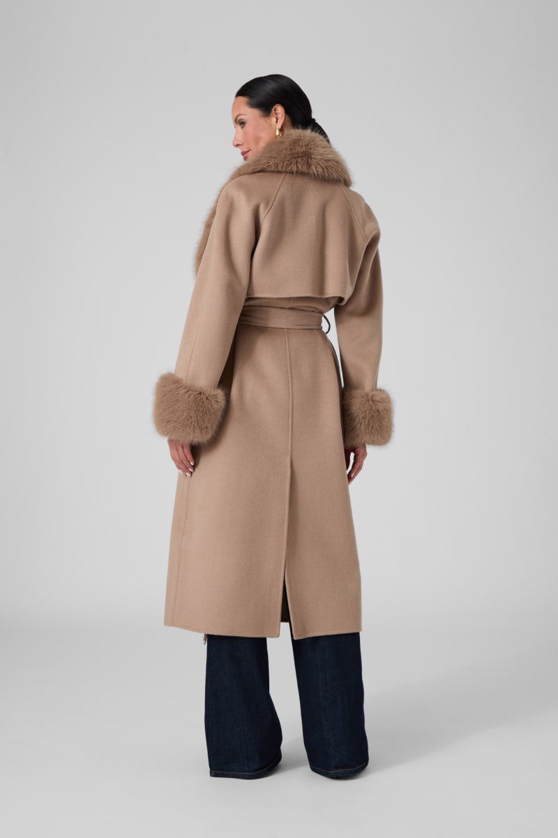 Marciano fringed coat
