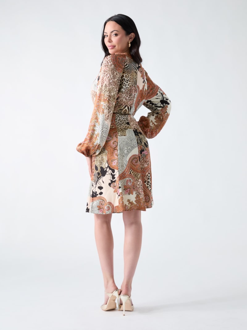 Marciano fit-and-flare mini dress