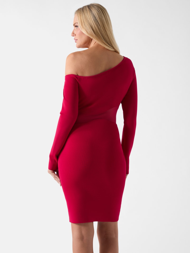 Marciano one-shoulder midi dress