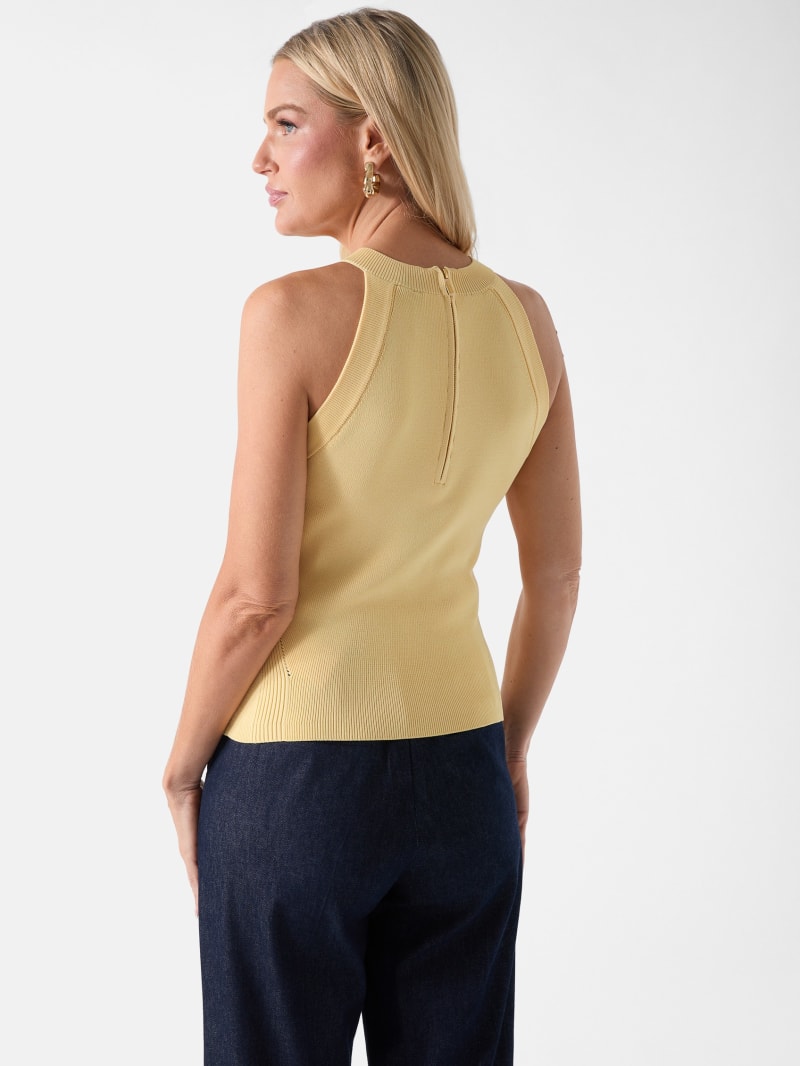 Marciano rib-knit top