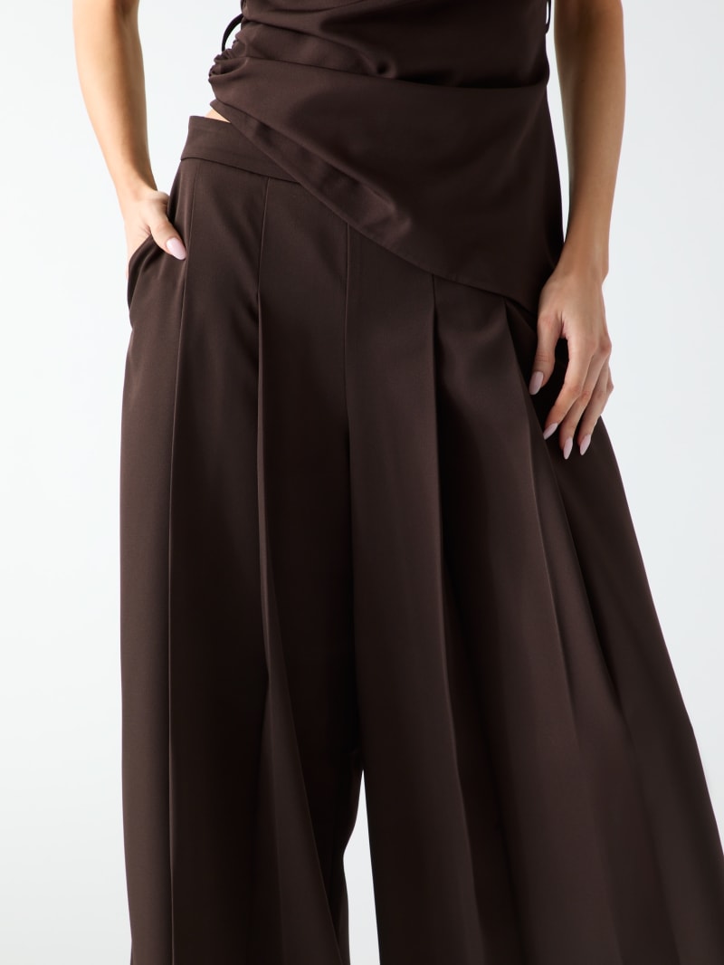 Marciano wide-leg pleated pants