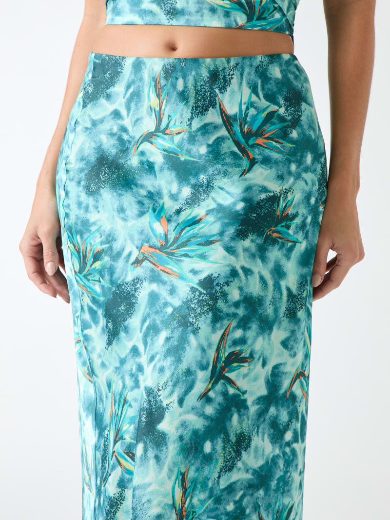 Marciano floral print maxi skirt