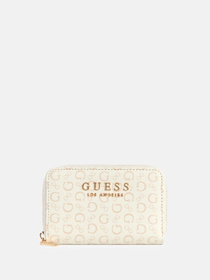 【美品】Off-White Leather Wallet Rare Rabbit Men Snap Off White Leather Wallet