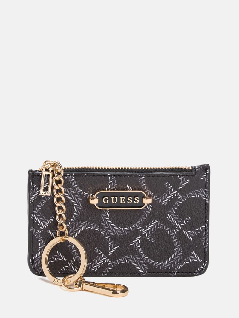 Yuna Logo Card Case Keychain | GUESS Factory Ca