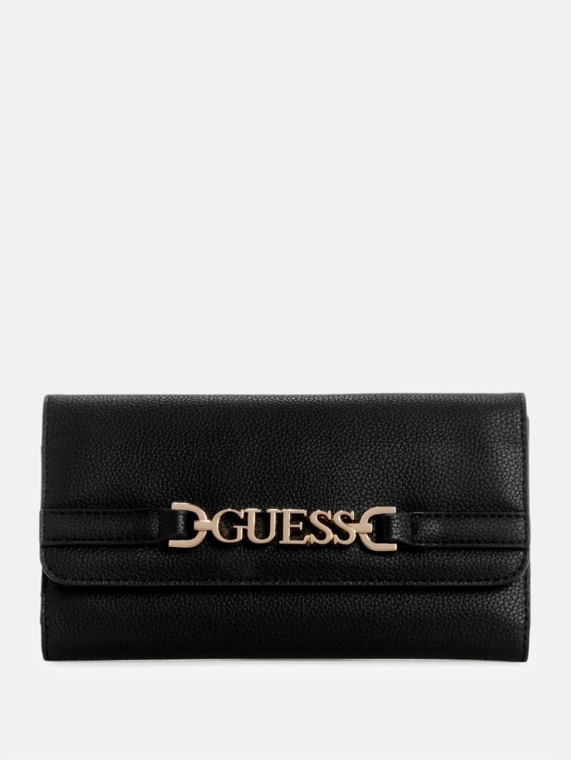 Rhiannon Fold-Over Clutch Wallet | GUESS Factory