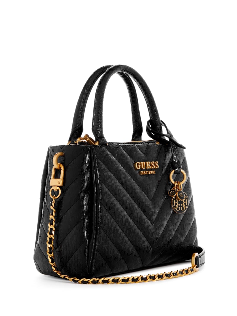 Jania Quilted Small Girlfriend Satchel GUESS