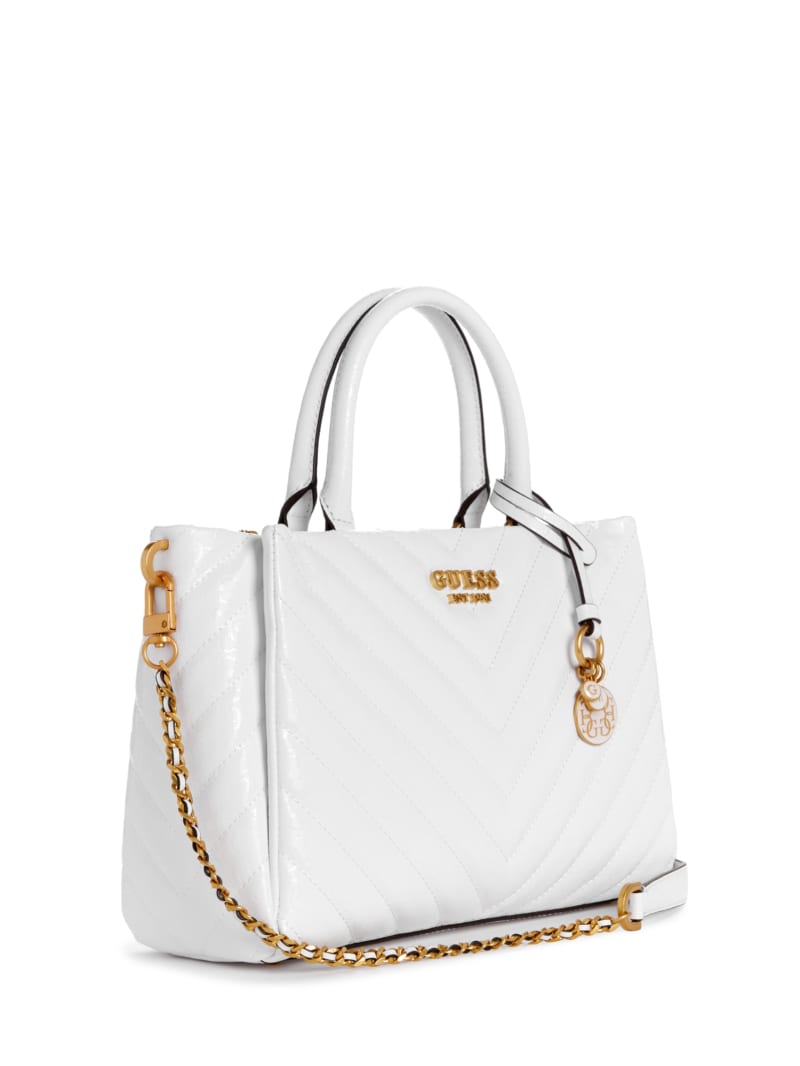 Bolso GUESS Katey Satchel White HWWH87 69260 WHI