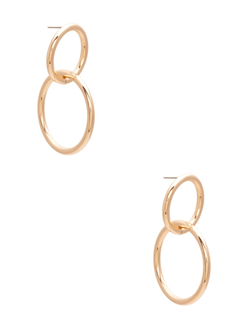Dangling Double Hoop Earrings GUESS