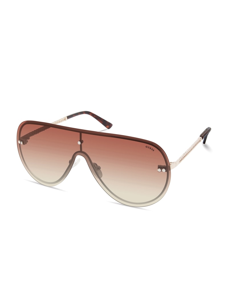Rimless Shield Sunglasses