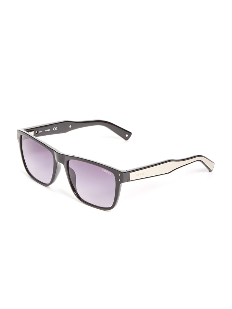 Metal Arm Square Sunglasses