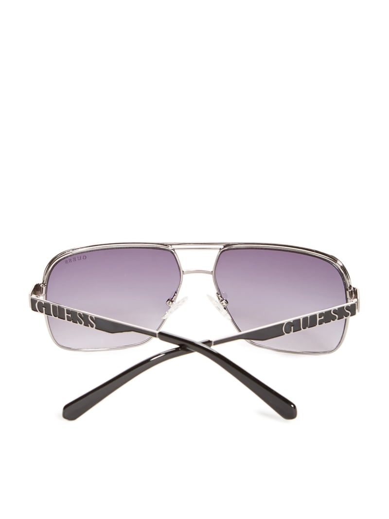 Metal Navigator Sunglasses GUESS Factory