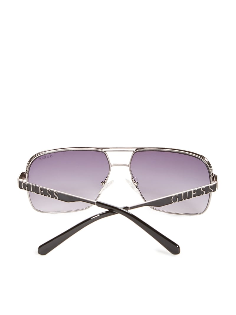 Guess Factory Men's Metal Navigator Sunglasses