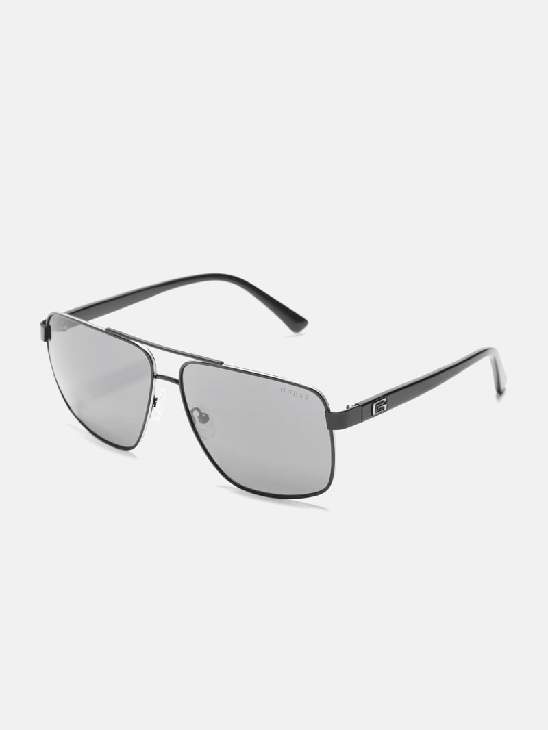 ゴメス Metal Navigator Sunglasses | GUESS Factory Ca