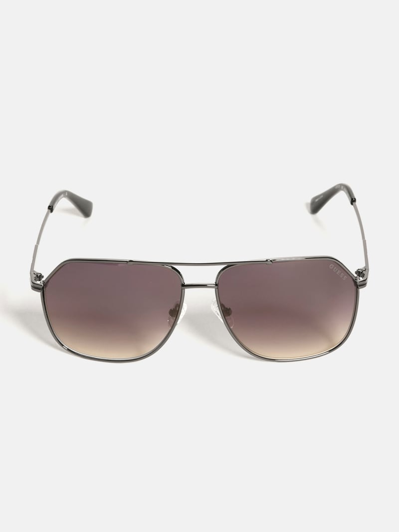 Metal Navigator Sunglasses | GUESS Factory