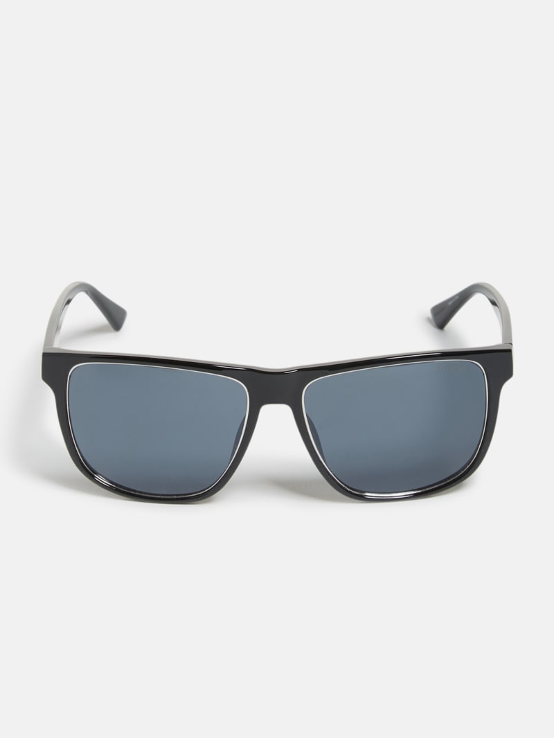Guess black square sunglasses clearance