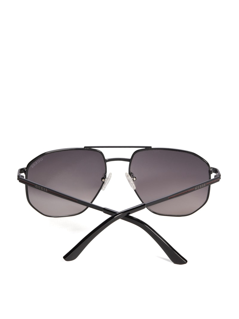 Geometric Metal Navigator Sunglasses | GUESS Factory Ca
