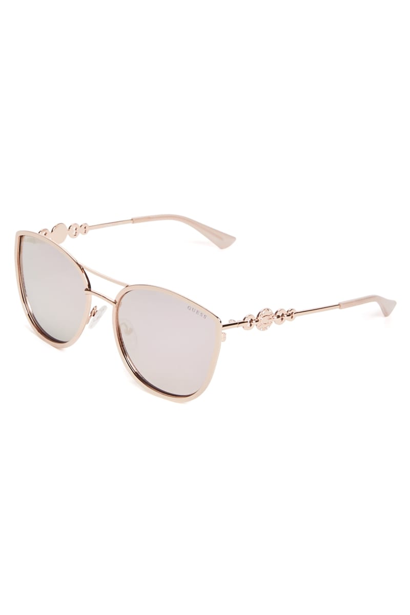 Cat Eye Metal Sunglasses