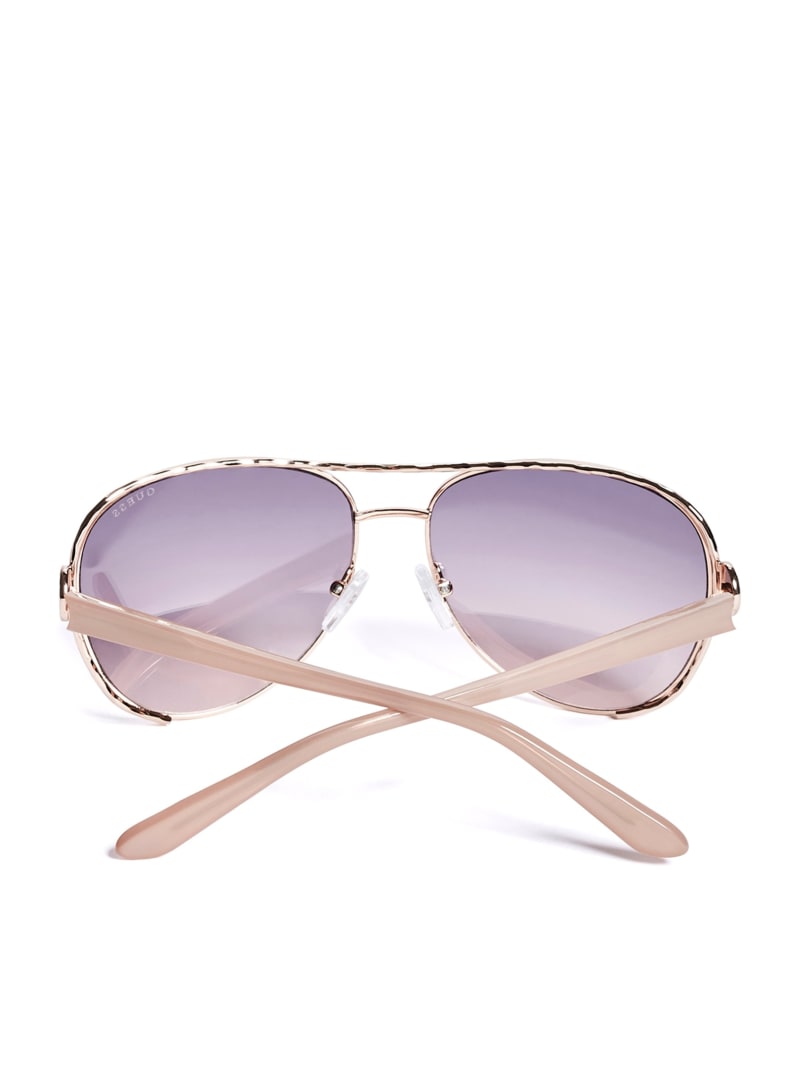 Tinted Aviator Sunglasses