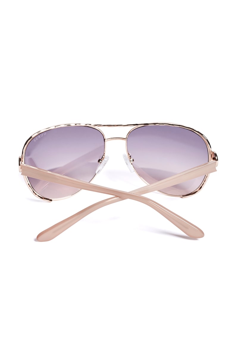 Factory Tinted Aviator Sunglasses Pink