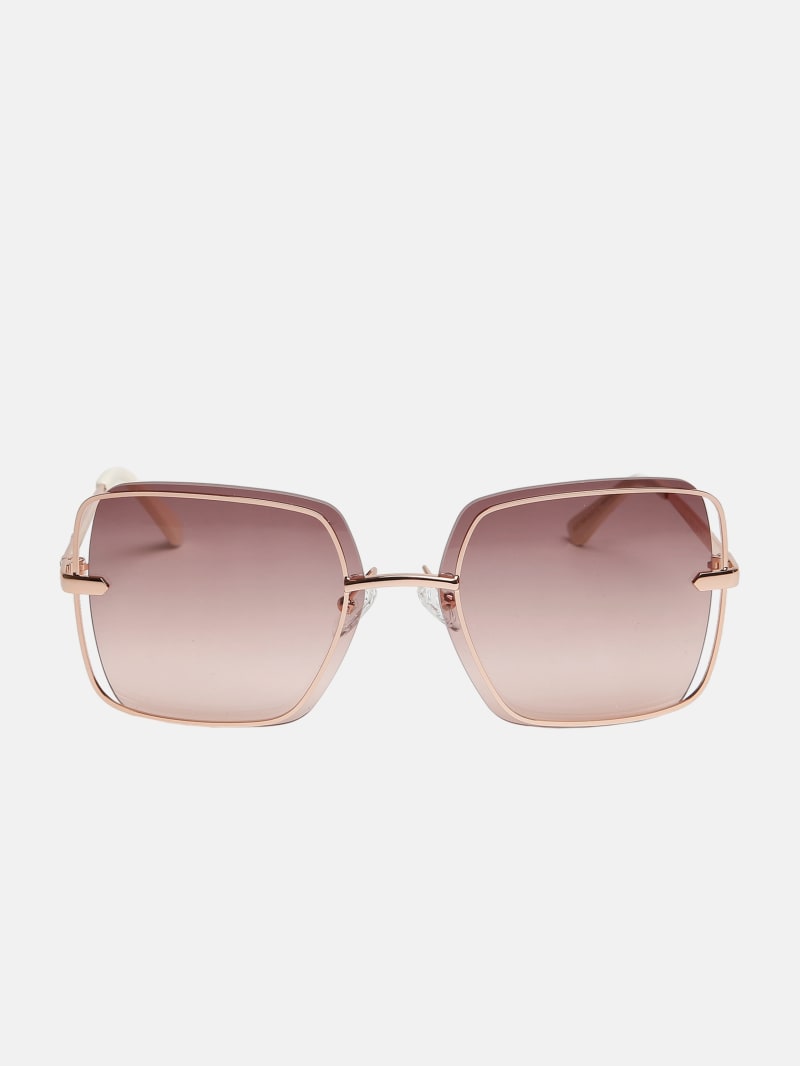 metal square sunglasses