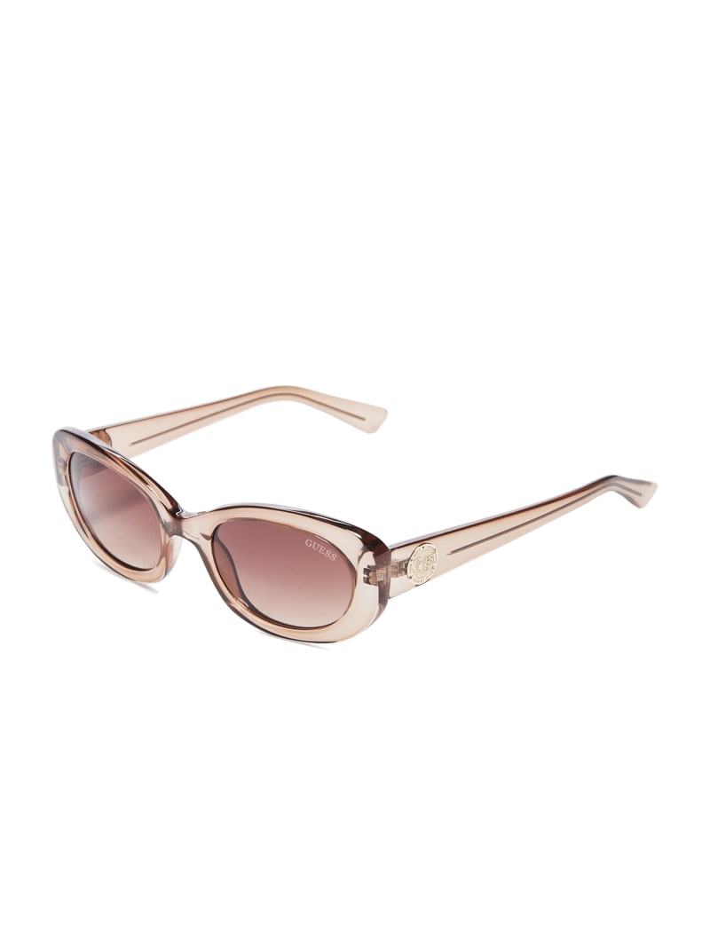 Plastic Oval Sunglasses
