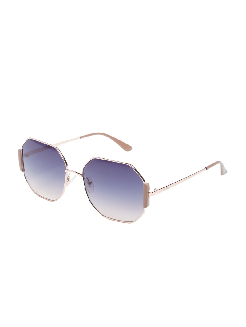 Geometric Tortoiseshell Sunglasses | GUESS Factory