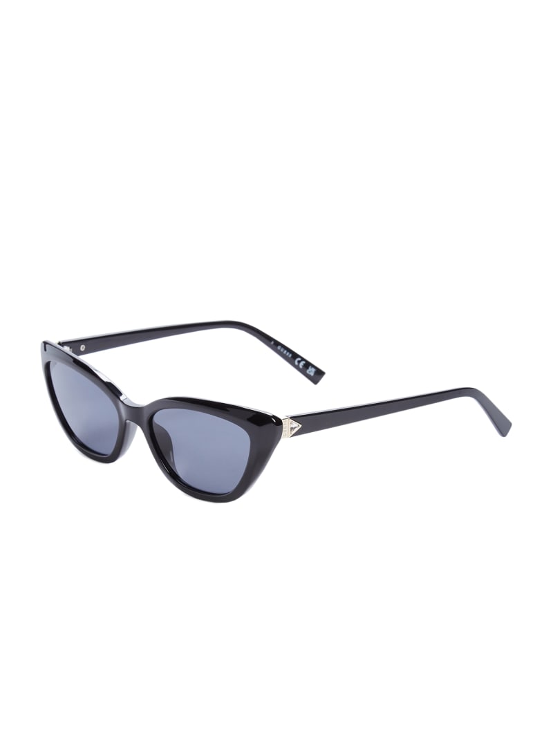 Cat-Eye Triangle Rhinestone Sunglasses | GUESS Factory Ca