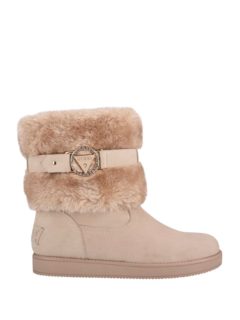 guess sheepskin boots