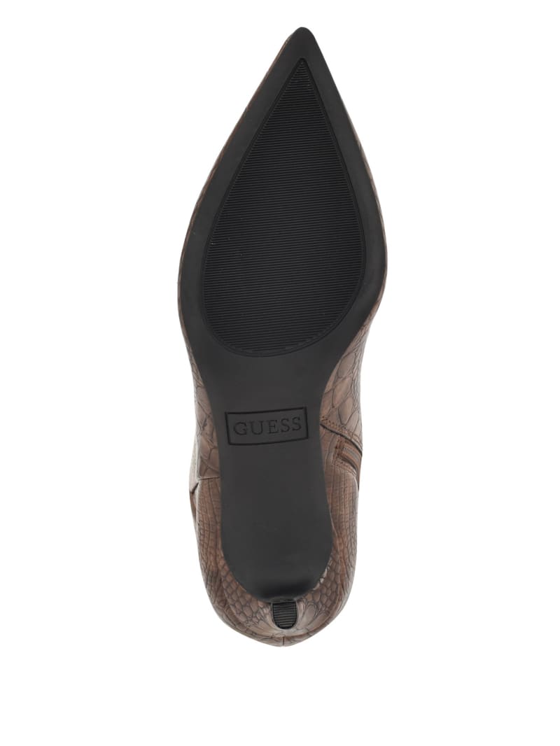 Anorra Croc-Embossed Tall Boots