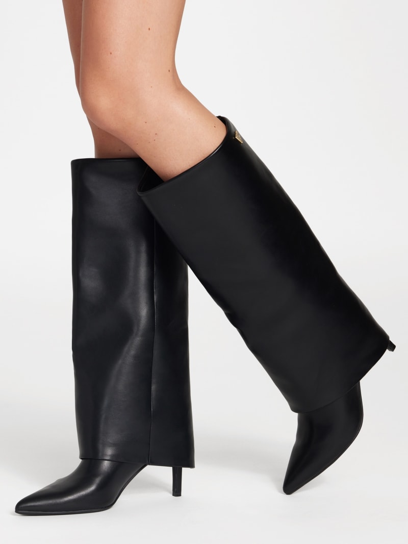 Armonn Fold-Over Tall Boots | GUESS Factory
