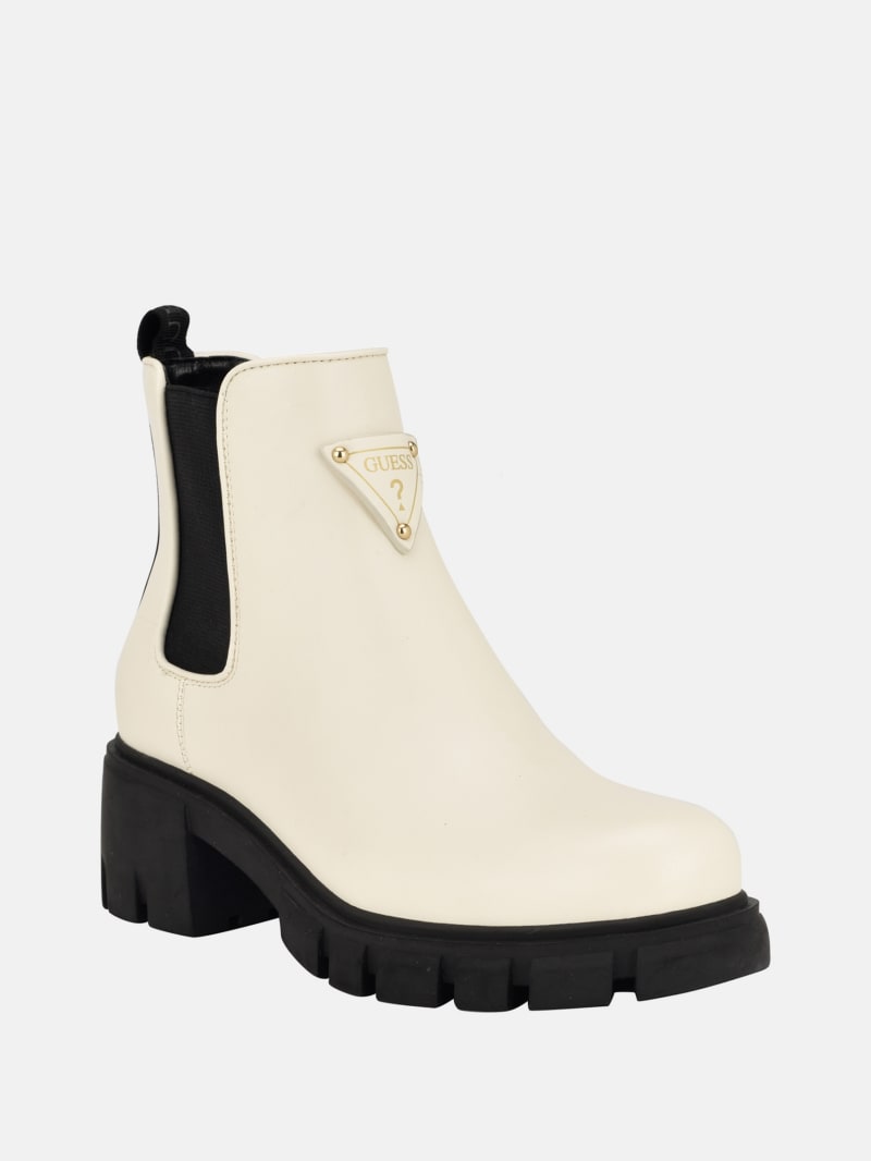 Guess white 2025 ankle boots