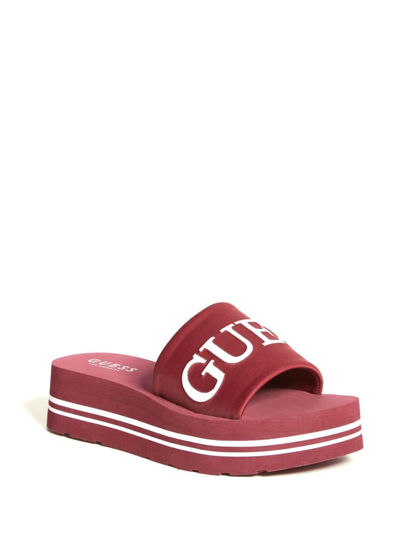 red platform slides