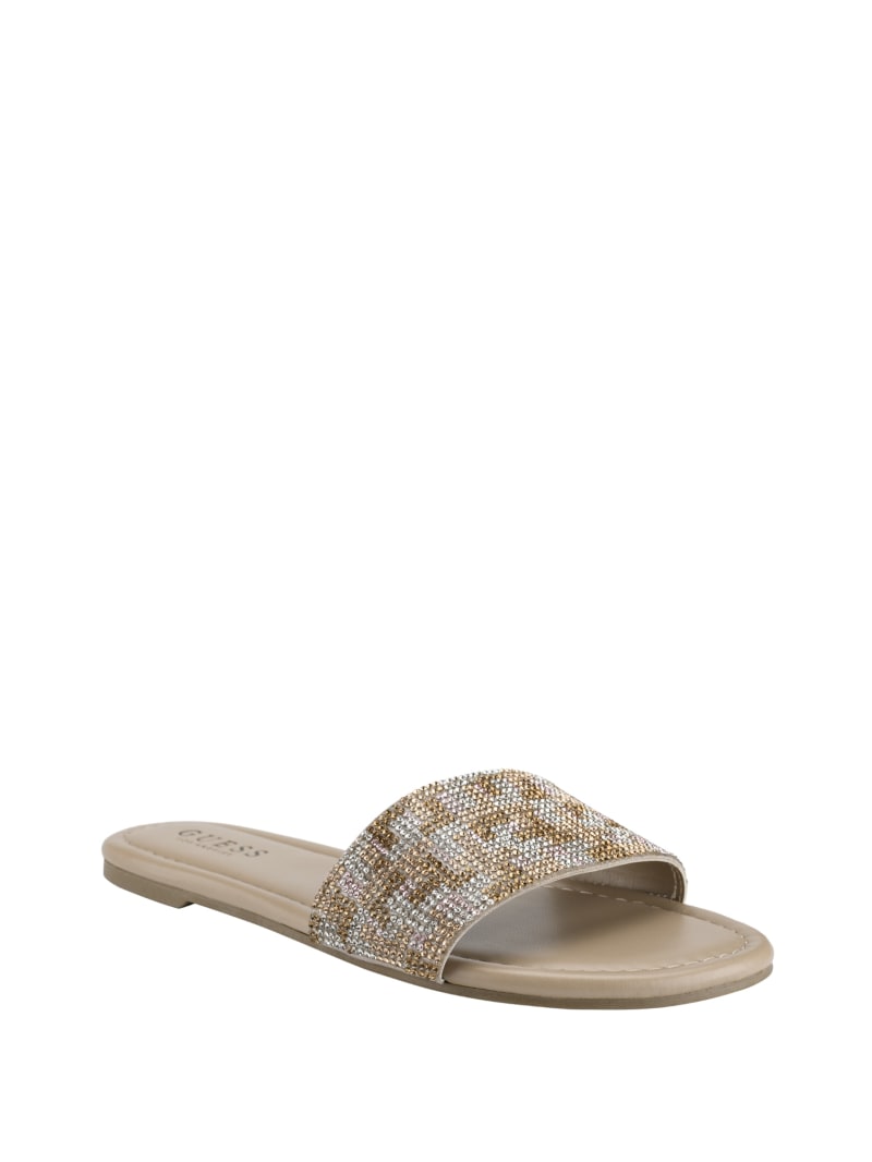 Billa Rhinestone Slide Sandals