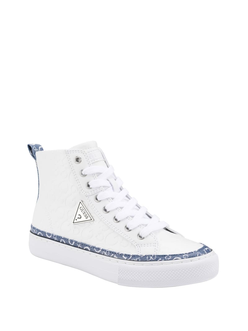 Byway Logo High-Top Sneakers