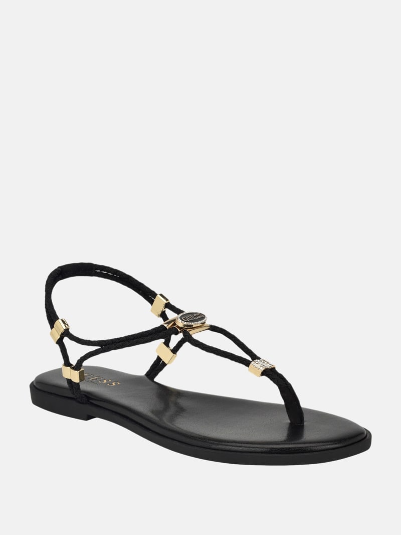 Thong sandals with backstrap shop