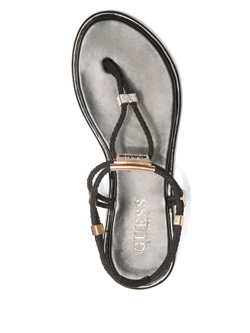 Guess t strap sandals sales