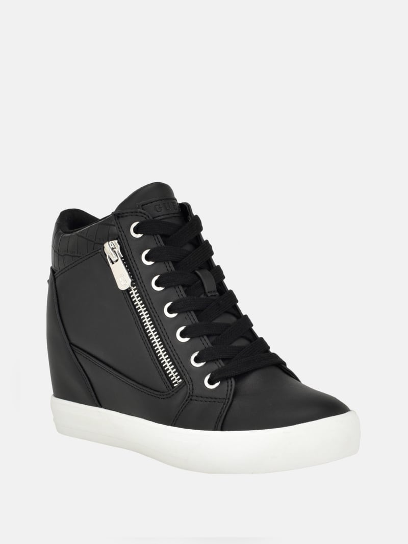 Guess wedge tennis shoes store