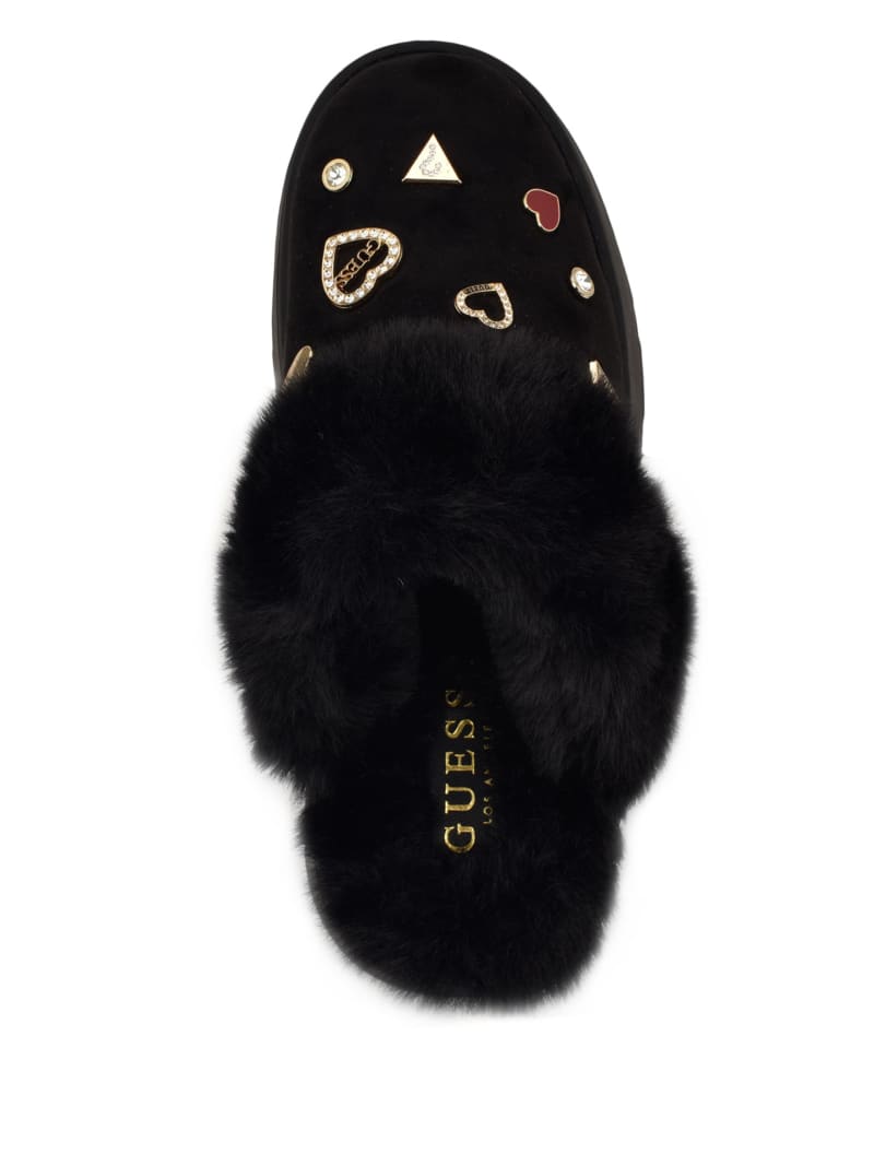 Dashie Charm Shearling Slippers