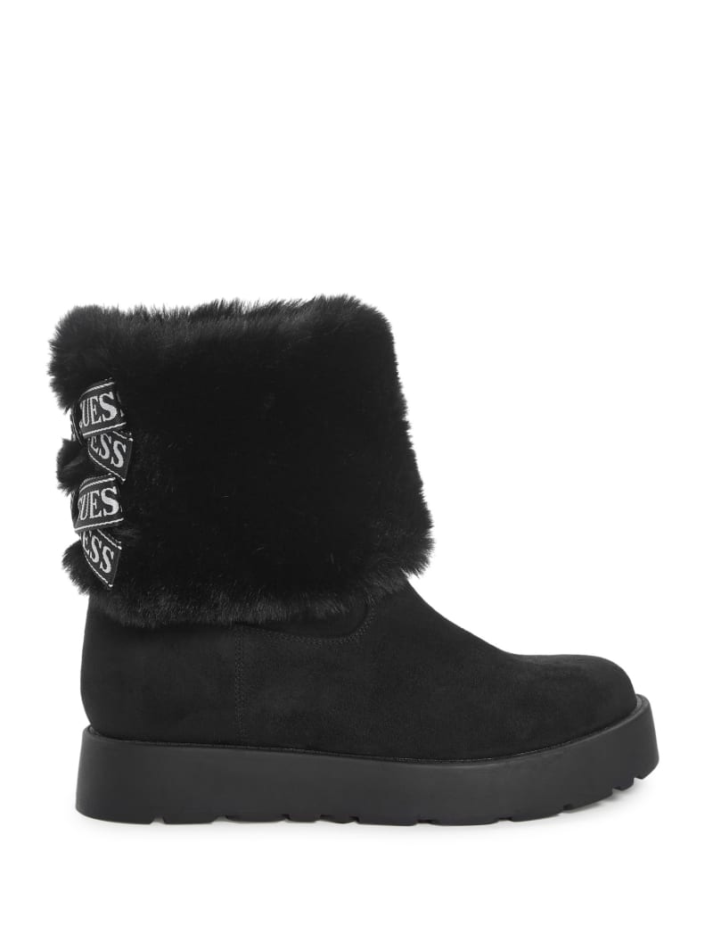 公式【1JINN STUDIO】 Short Faux Shearling Boots (2colors) Dovies Shearling Boots | GUESS Factory