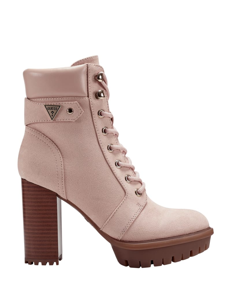 Guess pink combat boots clearance